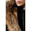Mackage Trish Mid-Length Down Coat - Womens, Black / Natural Fur, Medium, Trish-R-Black-M