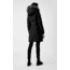 Mackage Trish Mid-Length Down Coat - Womens, Black / Silver Fur, Large, Trish-XR-Black/Silver-L