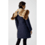Mackage Trish Mid-Length Down Coat - Womens, Navy / Natural Fur, Small, Trish-R-Navy-S