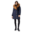 Mackage Trish Mid-Length Down Coat - Womens, Navy / Natural Fur, Small, Trish-R-Navy-S