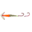 Macks Lure Double Whammy Kokanee Pro Spinner Rig, 2 Number 4 Hooks 48in Leader, Org Silver Tiger Smile Blade/Glow White/Flo OrgBead, 22105