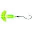 Macks Lure Smile Blade Spindrift Walleye Spinner, Number 1 Hook 72in Leader, Chartreuse Green Tiger Smile Blade/Chrt Grn Scale Pill, 63350
