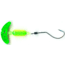 Macks Lure Smile Blade Spindrift Walleye Spinner, Number 1 Hook 72in Leader, Green Sparkle Smile Blade/Chrt Org/Green Scale Pill, 63357