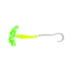 Macks Lure Smile Blade Super Slow Death Rig, Number 1 Hook, Green Silver Tiger Smile Blade/Yellow Chartreuse TapeRed Bead/Flo Chartreuse Bead, 63321