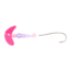 Macks Lure Smile Blade Super Slow Death Rig, Number 1 Hook, Hot Pink Sparkle Smile Blade/Flo Purple TapeRed Bead/Flo Pink Bead, 63323