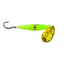 Macks Lure Wedding Ring Classic Original Spinner, Number 6 Hook 48in Leader, Hammered Brass Blade/Flo Chartreuse Bead, 9121