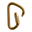 Mad Rock XL Steel Triple Lock Carabiner, Gold 870559005340