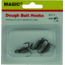 Magic Big Bite Dough Bait Spring Hook, Treble, Bronze, Size 4, 3 Per Pack, 4740