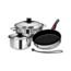 Magma Induction Non-Stick Cookware Set - 7 piece, nesting-non-stick-cookware-7-piece