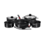 Magma Jet Black Nesting Cookware Set, black-nesting-cookware-set