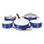 Magma Non Induction White Non-Stick Cookware Set, 10 Piece, Cobalt Blue, A10-366-CB