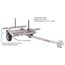 Malone Auto Racks EcoLight 4 Kayak Trailer Package, 1 Stacker, 4 Sets Foam Blocks, MPG586XL