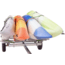 Malone Auto Racks EcoLight 4 Kayak Trailer Package, 1 Stacker, 4 Sets Foam Blocks, MPG586XL
