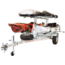 Malone Auto Racks Mega LowBed Trlr w/Tier, Spare, 2 Sets MegaWings, Cargo Box, 2 Rod Tubes, MPG550-LBM