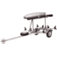 Malone Auto Racks MicroSport LowBed 2 Kayak Trailer Package, 2 Sets Saddle Up, Cargo Box, Rod Tube, Spare Tire, MPG464-LBTS