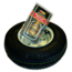 Malone Auto Racks Galvanized Spare Tire with Locking Attachment, 8 inches, MPG565