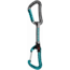 5er Pack Bionic Express Set Quickdraws-Basalt/Aqua-Straight Gate/Wire Gate-10 cm