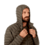 Mammut Alvra Light Down Insulated Hooded Jacket - Mens, Iguana, L, 1013-00150-4584-115