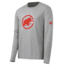 Mammut Logo Longsleeve - Mens-Stone Grey-Large