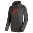 Mammut Logo ML Hoody - Men's-Graphite Melange/Maroon-X-Large