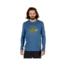 Mammut Mens Mammut Logo Longsleeve, Jay Melange-Aloe, L, 1041-07081-50014-115