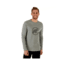 Mammut Mens Mammut Logo Longsleeve, Stone Grey Melange-Titanium, S, 1041-07081-00112-113