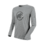 Mammut Mens Mammut Logo Longsleeve, Stone Grey Melange-Titanium, S, 1041-07081-00112-113