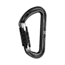 Mammut Nordwand Micro Lock Carabiner, Twist Lock, Black, One Size, 2040-01262-1600-1