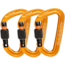 Mammut Sender Screwgate 3-Pack Carabiners, Screw Gate gold, one size, 2040-03090-1571-1