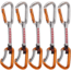 Mammut Wall Key Lock Express Sets Quickdraw - 5 Pack-Silver/Orange-10 cm