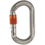 Wall Micro Oval Carabiner-Grey-Screwgate
