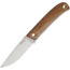 Manly Patriot Fixed Blade D2 Walnut Knife, 8.25in Overall, 3.75in Satin D2 Tool Steel Blade, Walnut Handle, Black Kydex Sheath, PATRIOT D2 WALNUT