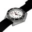 Marathon Arctic Steel Navigator W/ Date On Ballistic Nylon Watch, 11in, White, 41mm, WW194013SS-0501