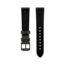 Marathon Cross Hatch 2-Piece Strap, Italian Leather, IP Black Buckle, 20mm, Moss Green, Extra Long, WS-LT-MGBK-20-XL