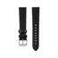 Marathon Cross Hatch 2-Piece Strap, Italian Leather, Parkerized Buckle, 20mm, Black, Extra Long, WS-LT-BKPS-20-XL