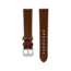 Marathon Cross Hatch 2-Piece Strap, Italian Leather, Parkerized Buckle, 20mm, Cognac, Extra Long, WS-LT-CGPS-20-XL