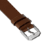 Marathon Cross Hatch 2-Piece Strap, Italian Leather, Steel Buckle, 20mm, Cognac, Standard, WS-LT-CGSS-20-ST