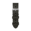 Marathon Cross Hatch 2-Piece Strap, Italian Leather, Steel Buckle, 20mm, Moss Green, Extra Long, WS-LT-MGSS-20-XL