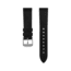 Marathon Cross Hatch 2-Piece Strap, Leather, Steel Buckle, 18mm, Black, Standard, WS-LT-BKSS-18-ST