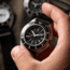 Marathon Sterile Steel Navigator Automatic Unisex Watches, 41 mm, Sapphire, Nylon Defstan Strap, Black, WW194029SS-0803
