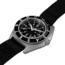 Marathon Steel Navigator Watch w/ Date SSNAV-D On Ballistic Nylon, Strap Length 12in, Black, 41 mm, WW194013SS-0102