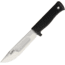 Marbles All Purpose Knife Fixed Blade Knife, 6.25in, Stainless Steel, Standard Edge, Black, Rubber Handle MR391