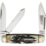 Marbles Black Stag Cattleman Whittler Black Stag Bone Series Folding Knife, Black, Black stag bone handle, KB345 / MR473