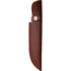 Marbles Bowie Horn Knife, 10.75in Overall, 6in Satin SS Clip Point Blade, Jigged Horn Handle, Brown Leather Sheath, MR456/ EG-737
