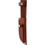 Marbles Combo Knife, Damascus Steel Blade, Jigged Horn Handle, 10.25in Overall Fixed w/ 5in Blade And 6.25in Overall Fixed w/ 3in Blade, Brown Leather Sheath, MR455/ EG-736