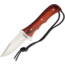 Marbles Fixed Blade Knife, 8in Overall, 3.5in Satin SS Clip Point Blade, Pakkawood Handle, Dual Lashing Holes, Brown Leather Belt Sheath, BS110179 / MR413