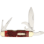 Marbles Red Jigged Bone Scout Folding Knife, Mirror SS Blade, Red Jigged Bone Handle, MR426 / CT734