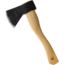 Marbles Small Axe, Overall 12.125in, Blade Standard Edge, 6in Axe Head With 3.5in Cutting Edge, Hickory Wood Handle With, MA701SB-12