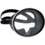 Marine Sports Mask Black Rubber Round w/ Nose hold, 4027