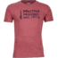 Marmot 74 Short Sleeve Mens Tee, Burgundy Heather, Small, 59540-6823-S